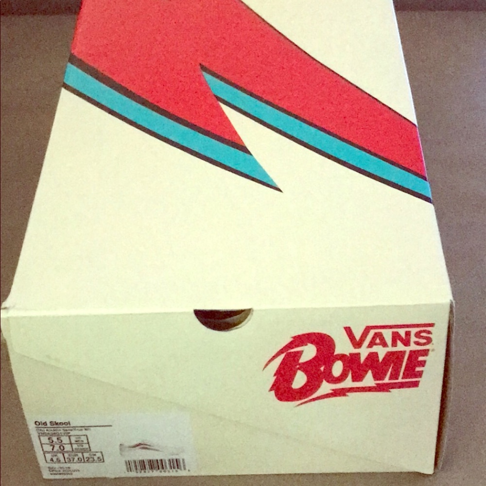 Vans NWT David Bowie tribute Vans in Women's 7.5